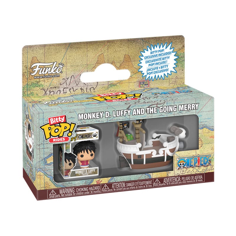 One Piece Bitty POP! Ride Vinyl Figur Going Merry w/Luffy 2,5 cm  - Preorder - ETA: 25.01.2026