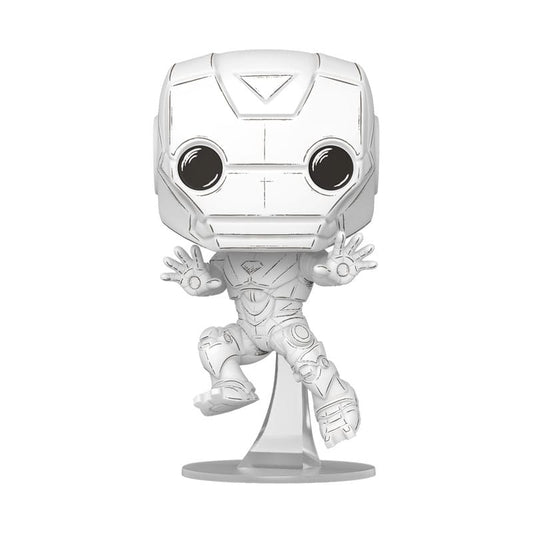 Marvel POP! Vinyl Figur Sketched - Iron Man 9 cm - Preorder - ETA: 05.01.2026
