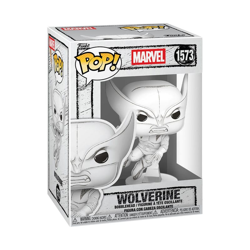 Marvel POP! Vinyl Figur Sketched - Wolverine 9 cm - Preorder - ETA: 05.01.2026