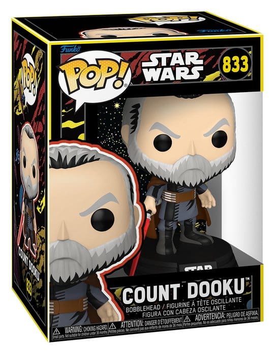 Star Wars: May the Fourth POP! Vinyl Figur Count Dooku (Retro) 9 cm - Versand: 7 Tage nach Bestellung