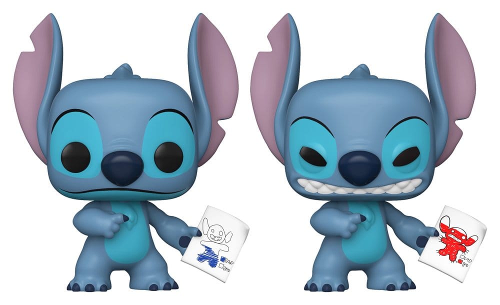 Lilo & Stitch POP! Vinyl Figur Stitch with Mood Chart w/Chase 9 cm Sortiment (6) - Preorder - ETA: 15.06.2026