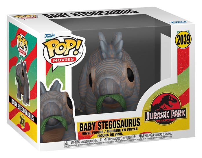 Jurassic Park POP! Movies Vinyl Figur Baby Stegosaurus 9 cm - Versand: 7 Tage nach Bestellung