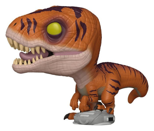 Jurassic Park POP! Movies Vinyl Figur Tiger Raptor 9 cm - Versand: 7 Tage nach Bestellung