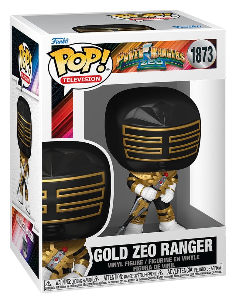 Power Rangers Zeo POP! Movies Vinyl Figuren Zeo Ranger Gold 9 cm - Versand: 7 Tage nach Bestellung