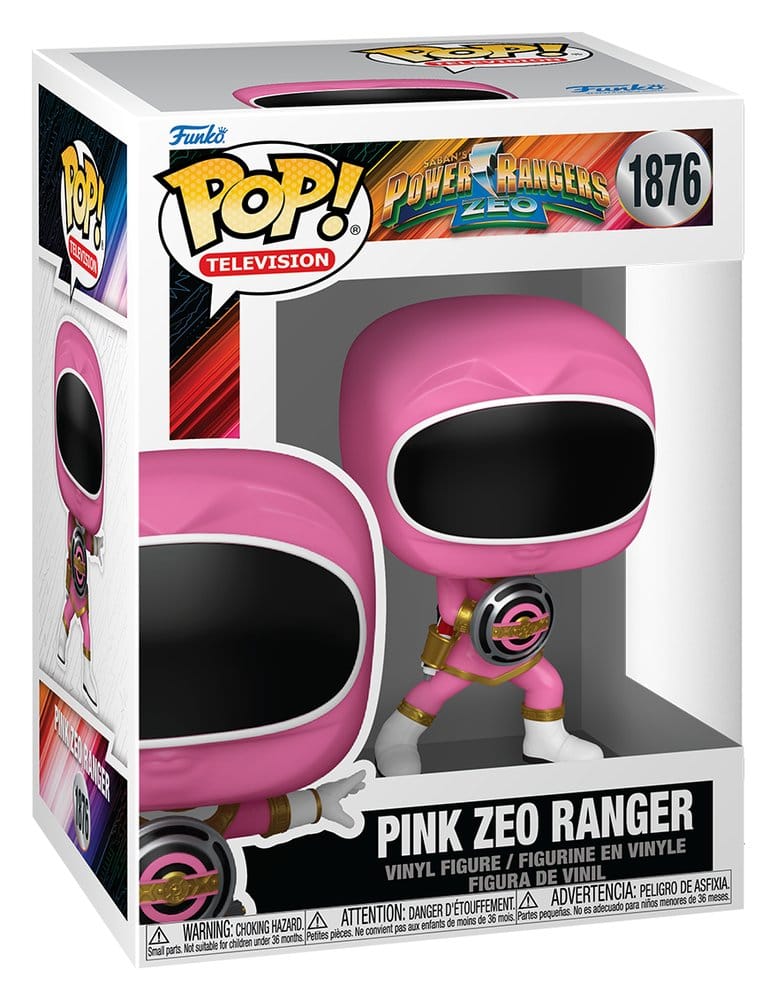 Power Rangers Zeo POP! Movies Vinyl Figuren Zeo Ranger Pink 9 cm - Versand: 7 Tage nach Bestellung