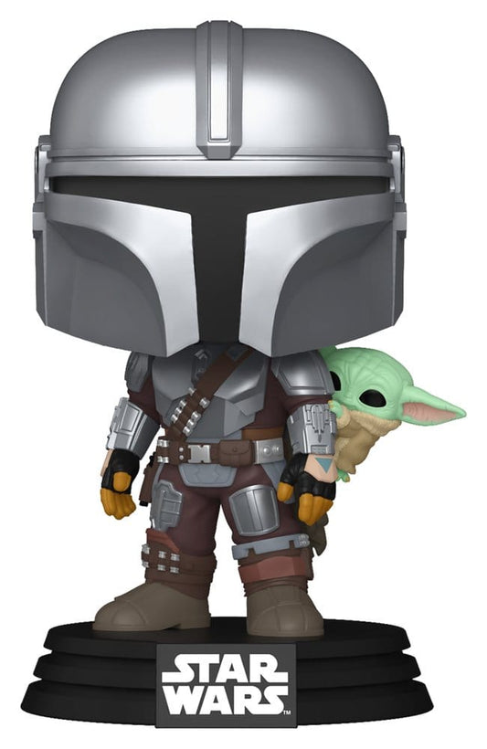 Star Wars: The Mandalorian and Grogu POP! Vinyl Wackelkopf-Figur The Mandalorian with Grogu 9 cm - Preorder - ETA: 30.07.2026