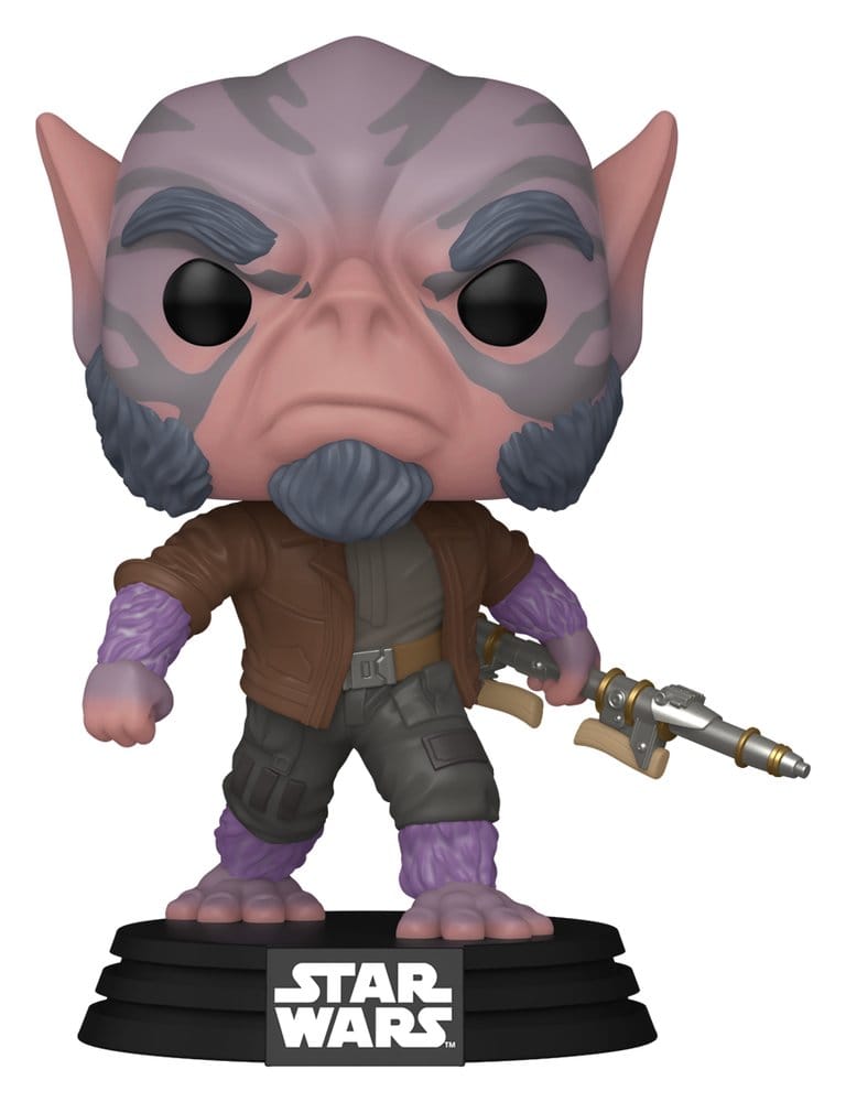 Star Wars: The Mandalorian and Grogu POP! Vinyl Wackelkopf-Figur Zeb Orrelios  9 cm - Versand: 7 Tage nach Bestellung