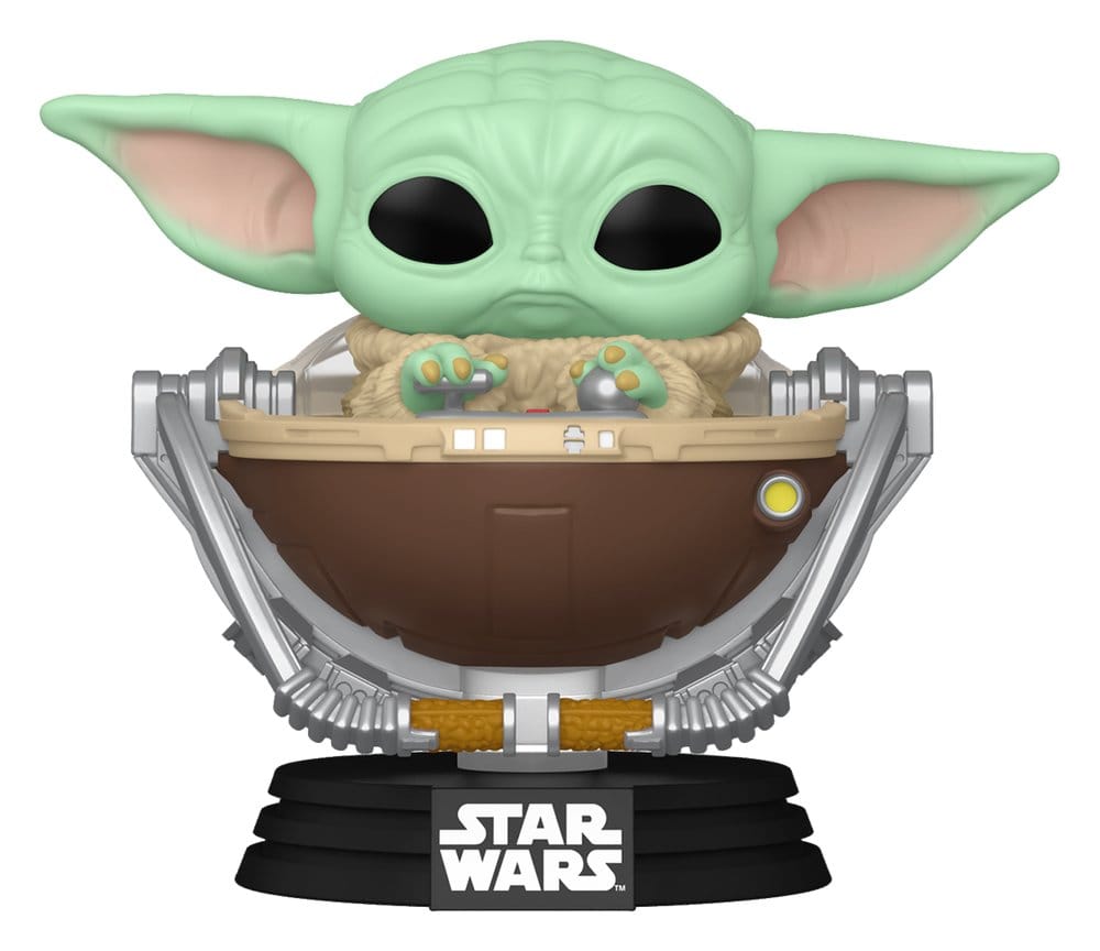 Star Wars: The Mandalorian and Grogu POP! Vinyl Wackelkopf-Figur Grogu in Pram 9 cm - Versand: 7 Tage nach Bestellung