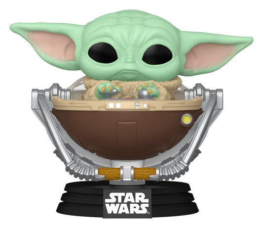 Star Wars: The Mandalorian and Grogu POP! Vinyl Wackelkopf-Figur Grogu in Pram 9 cm - Versand: 7 Tage nach Bestellung