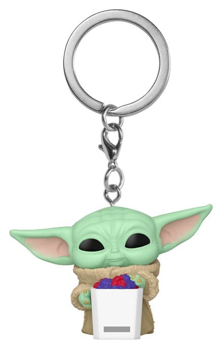 Star Wars: The Mandalorian and Grogu Pocket POP! Vinyl Schlüsselanhänger 4 cm Grogu with Popcorn Display (12) - Versand: 7 Tage nach Bestellung
