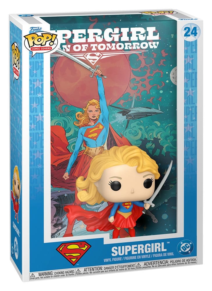 DC Comics POP! Comic Cover Vinyl Figur Supergirl 9 cm  - Versand: 7 Tage nach Bestellung