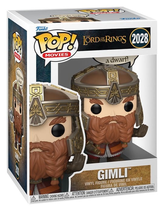 Der Herr der Ringe POP! Vinyl Figur Gimli 9 cm - Preorder - ETA: 15.06.2026