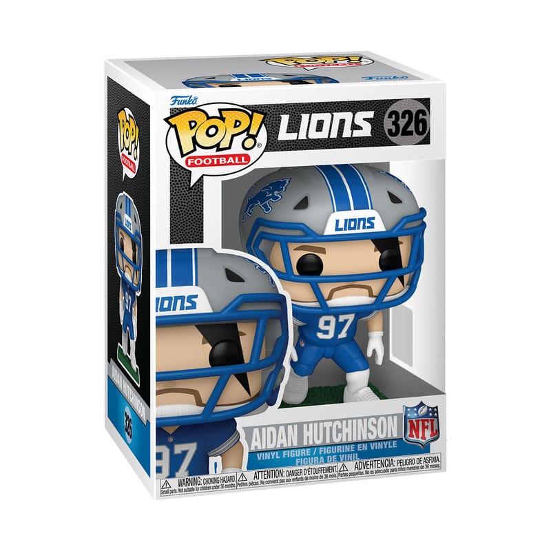 NFL: Legends POP! Sports Vinyl Figur Lions- Aidan Hutchinson (Home) 9 cm - Preorder - ETA: 25.02.2026