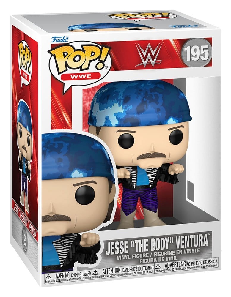 WWE POP! Vinyl Figur Jesse "The Body" Ventura 9 cm - Versand: 7 Tage nach Bestellung