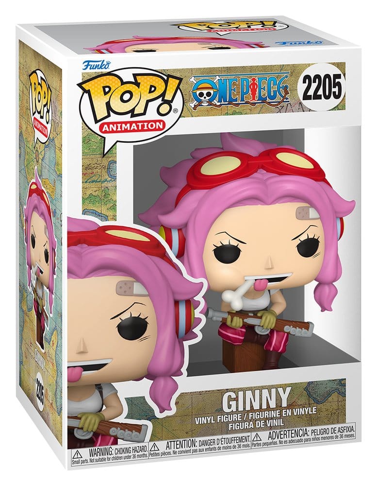 One Piece POP! Vinyl Animation Figur Ginny 9 cm  - Versand: 7 Tage nach Bestellung