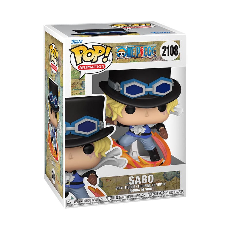 One Piece POP! Vinyl Animation Figur Sabo 9 cm  - Preorder - ETA: 05.01.2026