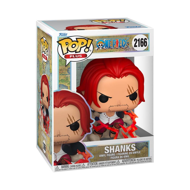 One Piece POP! Plus Vinyl Animation Figur Shanks 9 cm  - Preorder - ETA: 31.12.2025