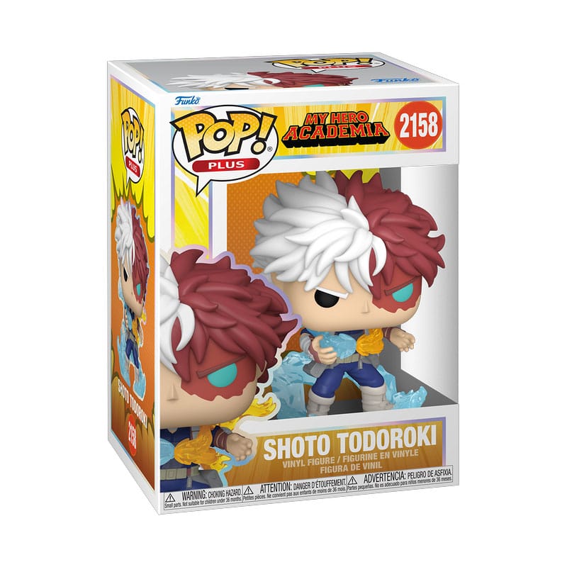 My Hero Academia POP! Plus Animation Figur Shoto Todoroki 9 cm - Preorder - ETA: 25.12.2025