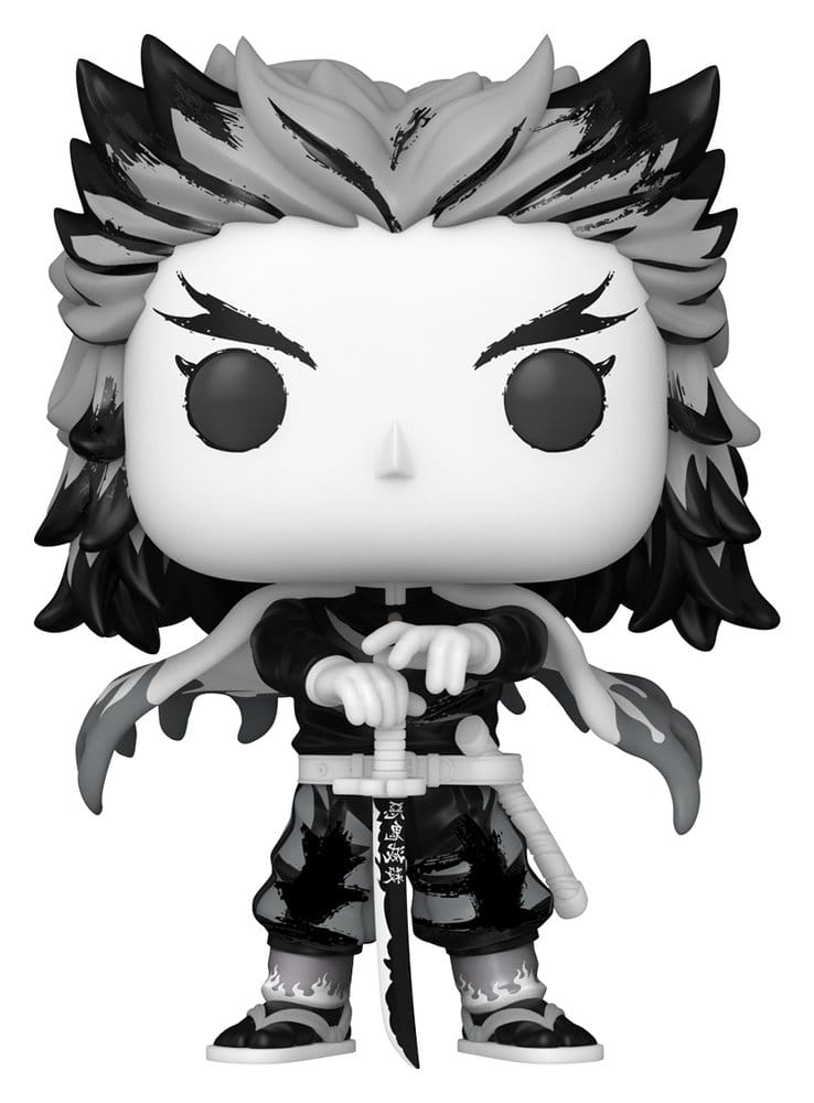 Demon Slayer: Kimetsu no Yaiba POP! Animation Vinyl Figuren Rengoku(Sumi-Ink) 9 cm - Versand: 7 Tage nach Bestellung
