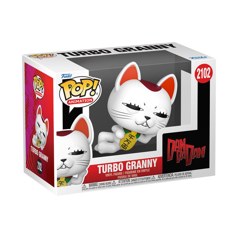 Dandadan POP! Vinyl Animation Figur TurboGrannyCat 9 cm  - Preorder - ETA: 25.12.2025