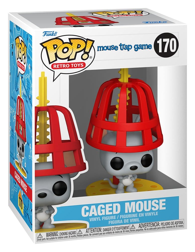 Mouse Trap POP! Games Vinyl Figur Caged Mouse 9 cm - Versand: 7 Tage nach Bestellung