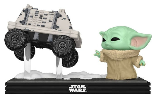 Star Wars: The Mandalorian and Grogu POP! Moment Vinyl Figuren Grogu with Polar Mouse Droid 9 cm - Versand: 7 Tage nach Bestellung