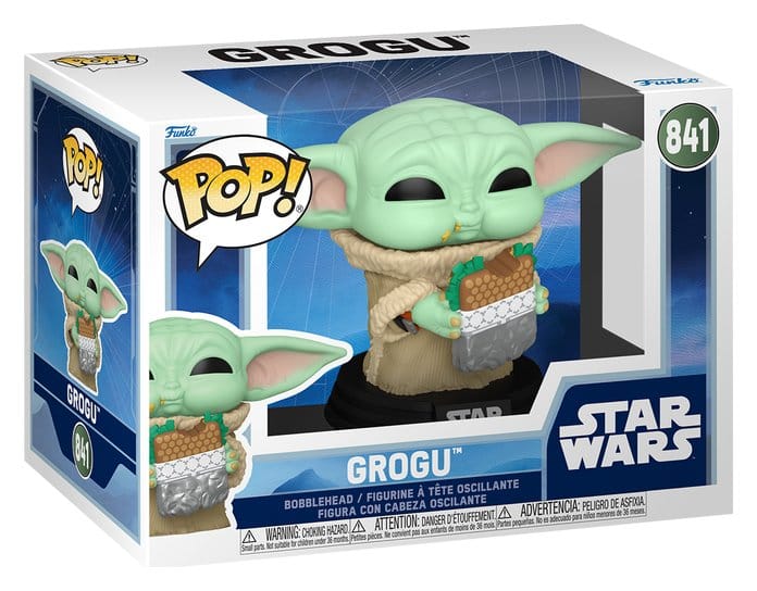 Star Wars: The Mandalorian and Grogu POP! Vinyl Figur Grogu with Sandwich 9 cm - Versand: 7 Tage nach Bestellung