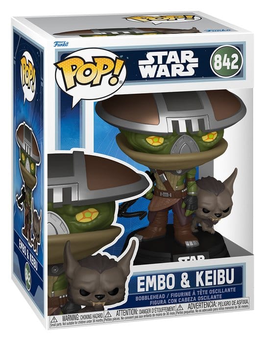 Star Wars: The Mandalorian and Grogu POP! & Buddy Vinyl Figur Embo & Keibu 9 cm - Versand: 7 Tage nach Bestellung