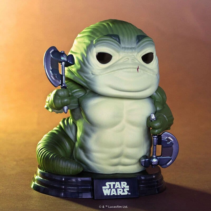 Star Wars: The Mandalorian and Grogu POP! Vinyl Figur Rotta the Hutt (Glow) 9 cm - Versand: 7 Tage nach Bestellung