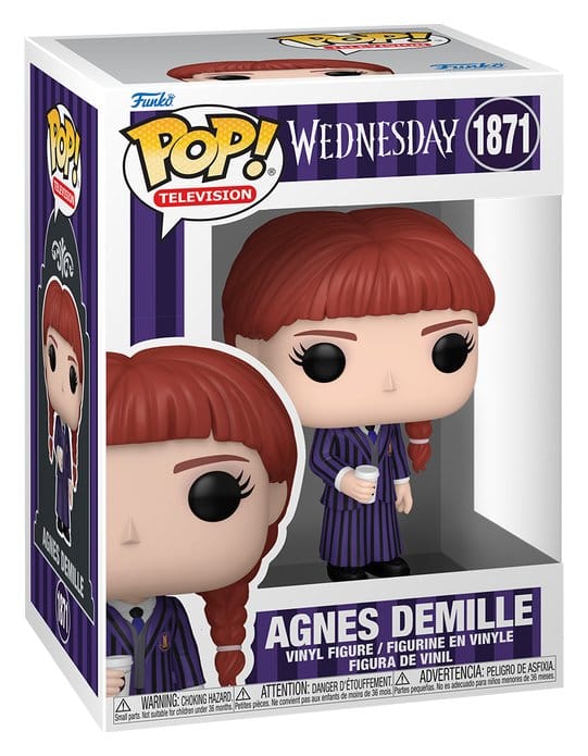 Wednesday POP! TV Vinyl Figur Agnes Demille 9 cm - Versand: 7 Tage nach Bestellung