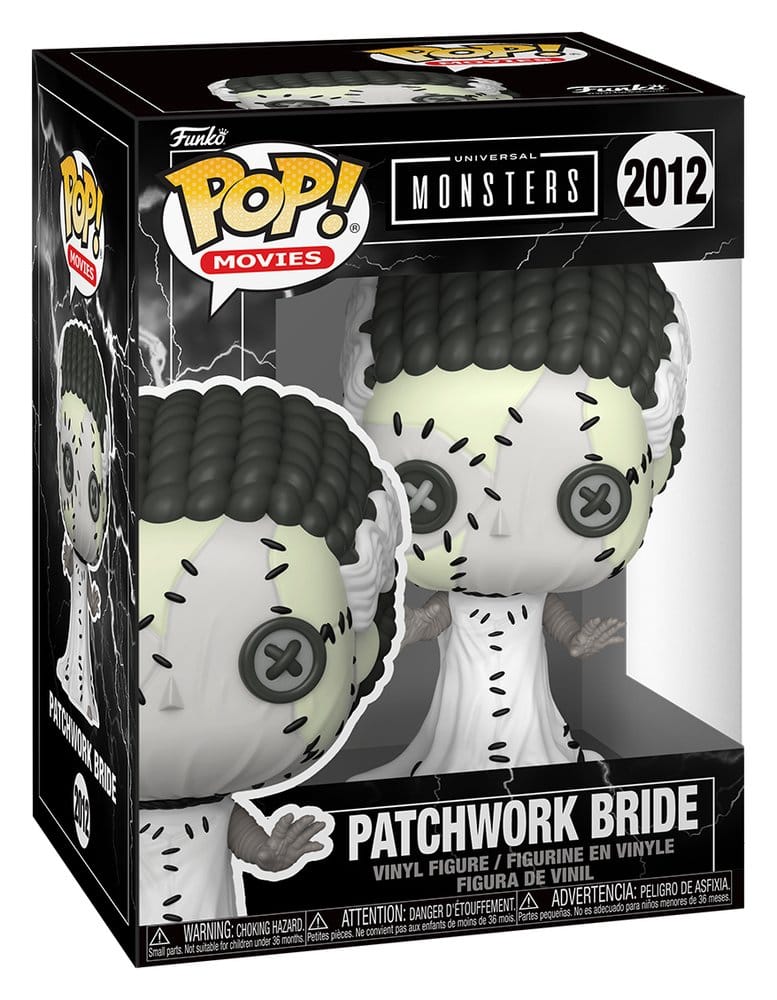 Universal Monsters Patchwork POP! Movies Vinyl Figur Bride of Frankenstein 9 cm - Versand: 7 Tage nach Bestellung