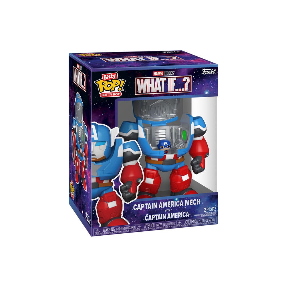 Marvel Bitty POP! Bots Figur WI- CA Mech w/Cap 11,7 cm - Preorder - ETA: 25.01.2026