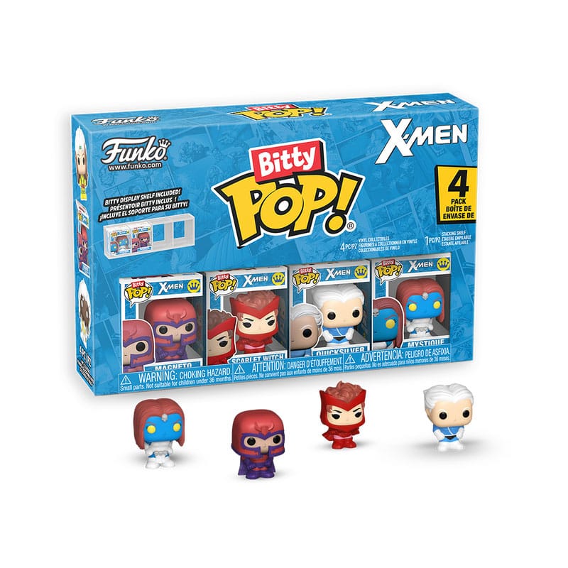 X-Men Bitty POP! Vinyl Figuren 4er-Pack Magneto 2,5 cm - Preorder - ETA: 25.01.2026