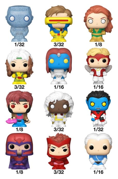 X-Men Bitty POP! Single Vinyl Figuren Display (32) PDQ 2,5 cm - Versand: 7 Tage nach Bestellung