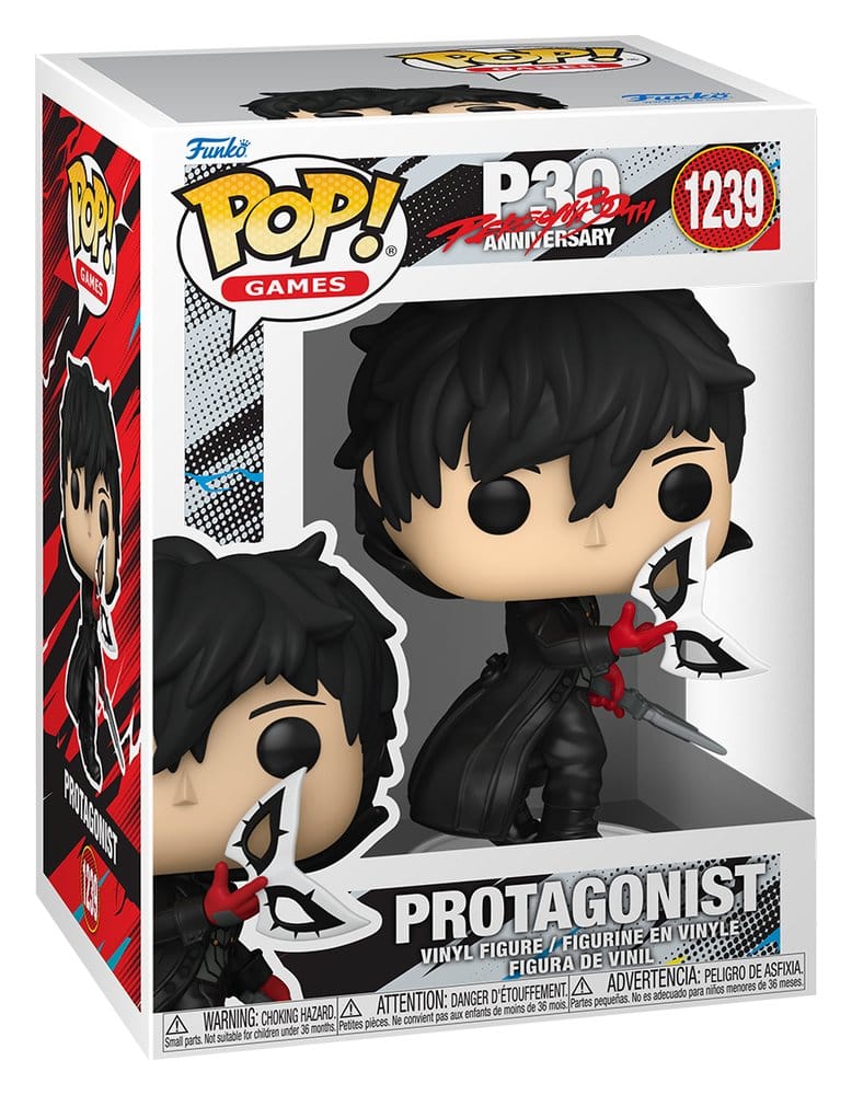 Persona 5 POP! Games Vinyl Figur Protagonist (Ren) 9 cm - Preorder - ETA: 30.07.2026