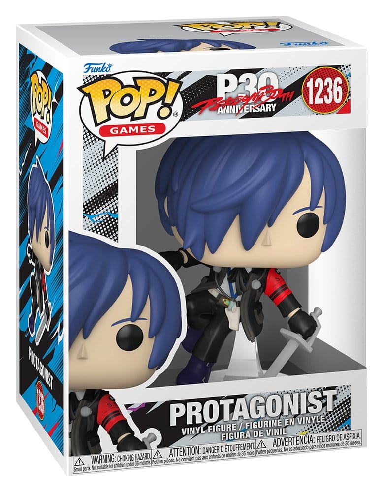 Persona 3 POP! Games Vinyl Figur Male Protagonist (Makoto) 9 cm - Preorder - ETA: 15.06.2026