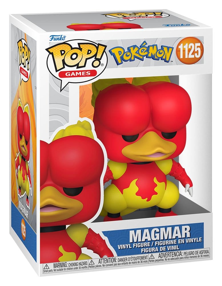 Pokémon POP! Games Vinyl Figur Magmar 9 cm - Versand: 7 Tage nach Bestellung