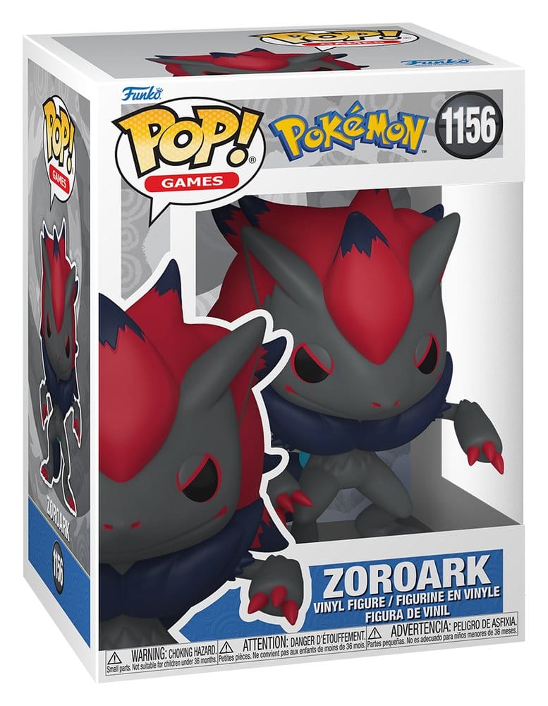 Pokémon POP! Games Vinyl Figur Zoroark 9 cm - Versand: 7 Tage nach Bestellung
