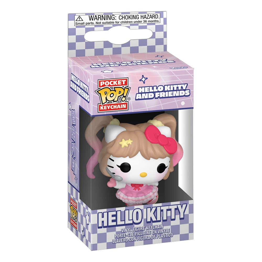 Hello Kitty and Friends POP! Vinyl Schlüsselanhänger 4 cm Hello Kitty (K-Pop Outfit) Display (12) - Preorder - ETA: 17.02.2026