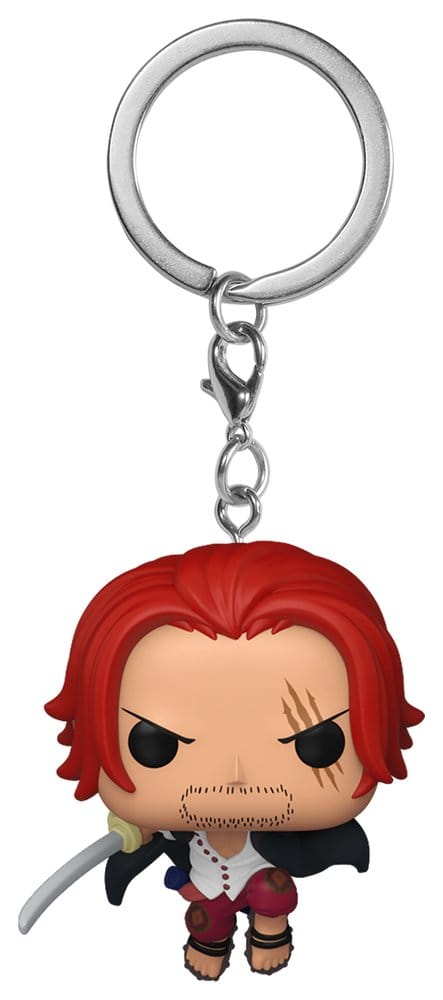 One Piece POP! Vinyl Schlüsselanhänger 4 cm Shanks Display (12) - Versand: 7 Tage nach Bestellung