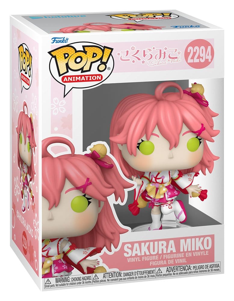hololive POP! Animation Vinyl Figur Sakura Miko 9 cm - Versand: 7 Tage nach Bestellung