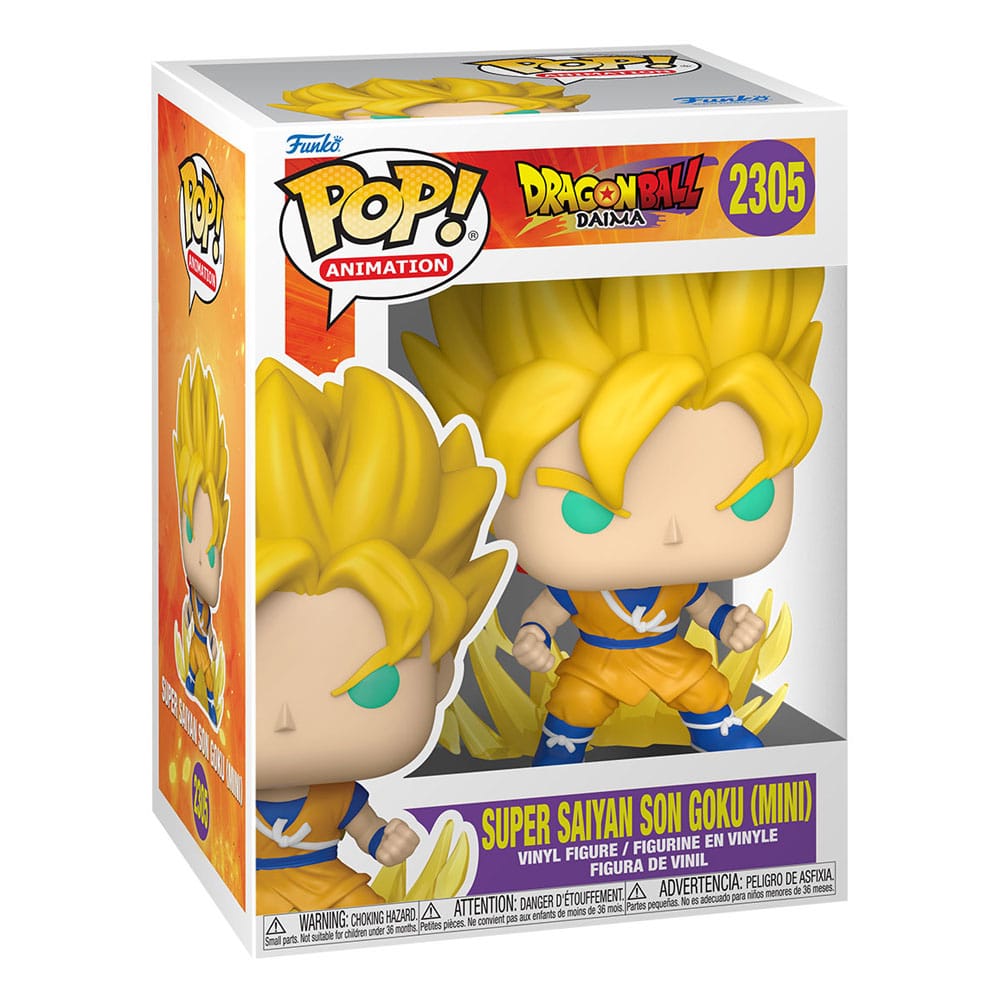 Dragon Ball Daima POP! Animation Vinyl Figur SS Son Goku w/Chase 9 cm Sortiment (6) - Preorder - ETA: 19.09.2026