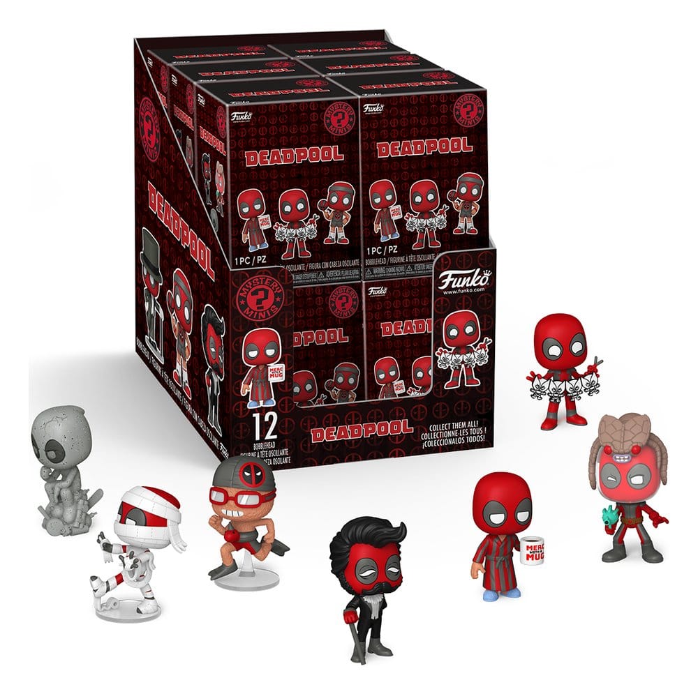 Marvel Comics Mystery Minis Minifiguren 5 cm Deadpool Series 5 Display (12) - Versand: 7 Tage nach Bestellung