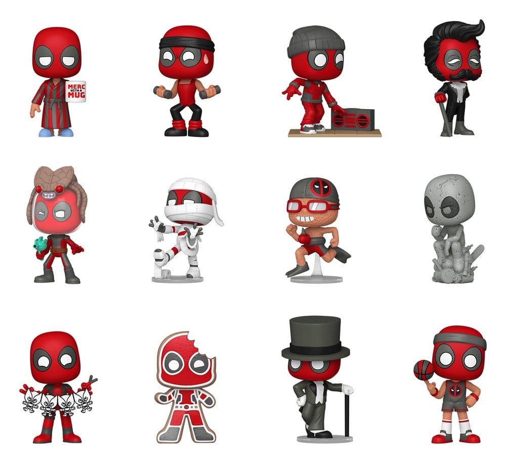 Marvel Comics Mystery Minis Minifiguren 5 cm Deadpool Series 5 Display (12) - Versand: 7 Tage nach Bestellung