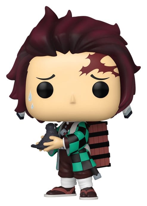 Demon Slayer: Kimetsu no Yaiba POP! Animation Vinyl Figuren Tanjiro w/Crow 9 cm - Preorder - ETA: 25.03.2027