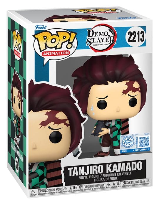 Demon Slayer: Kimetsu no Yaiba POP! Animation Vinyl Figuren Tanjiro w/Crow 9 cm - Preorder - ETA: 25.03.2027