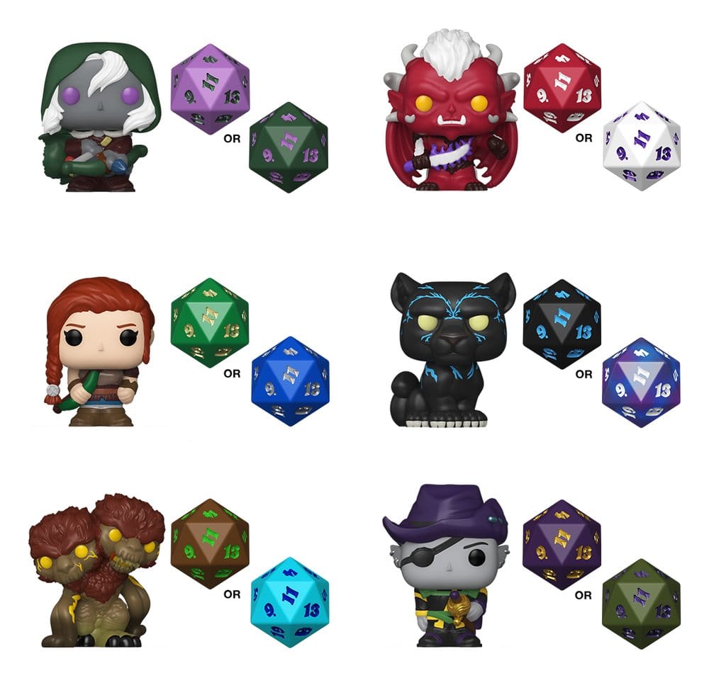 Dungeons & Dragons Bitty POP! & Dice Mystery Series 1 (12) - Preorder - ETA: 13.09.2026