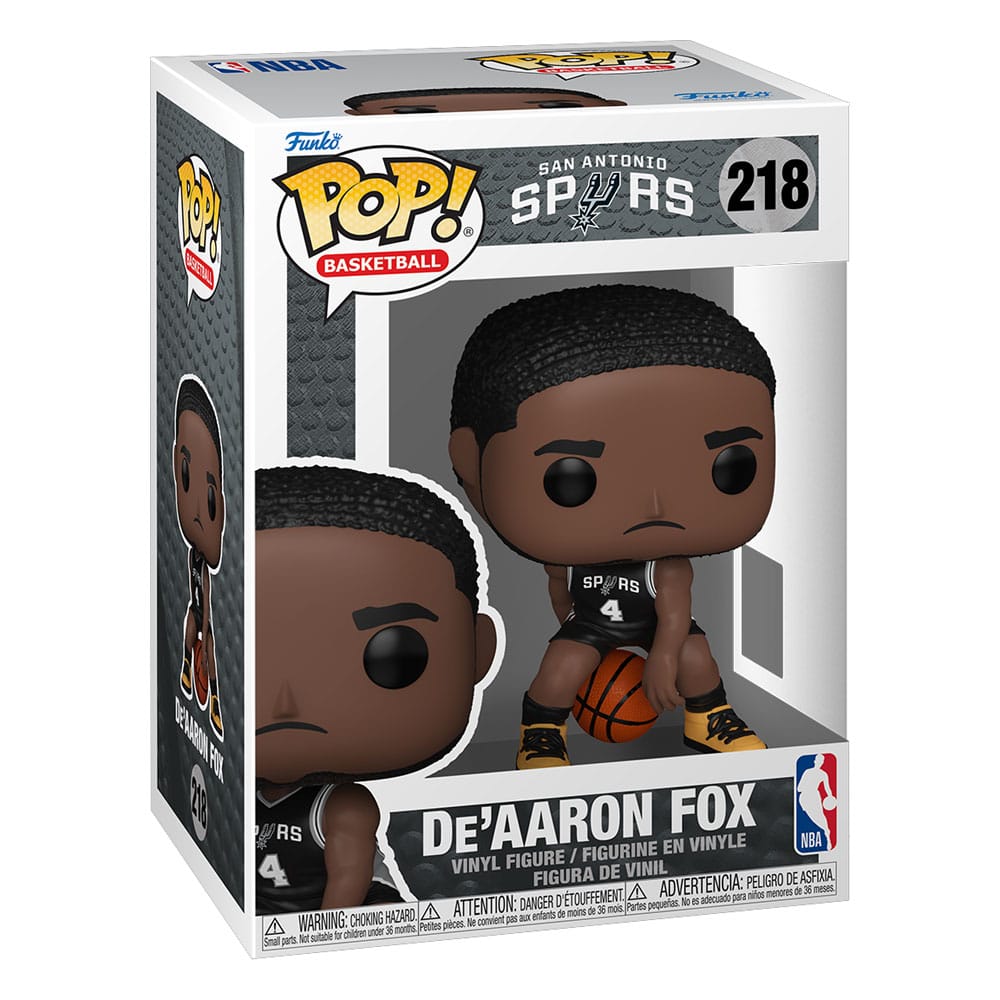 NBA POP! Basketball Vinyl Figur San Antonio Spurs: De'Aaron Fox (2025 Icon Edition Uniform) 9 cm - Preorder - ETA: 25.02.2026
