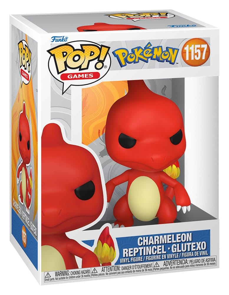 Pokémon POP! Games Vinyl Figur Charmeleon 9 cm - Versand: 7 Tage nach Bestellung