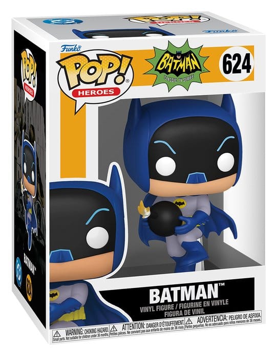 Batman 66 POP! Heroes Vinyl Figur Batman with Bomb 9 cm - Preorder - ETA: 15.06.2026